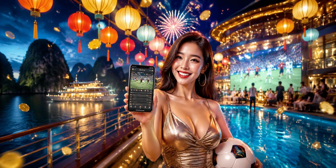 Quang cảnh sòng bài và không gian giải trí tại Hạ Long về đêm